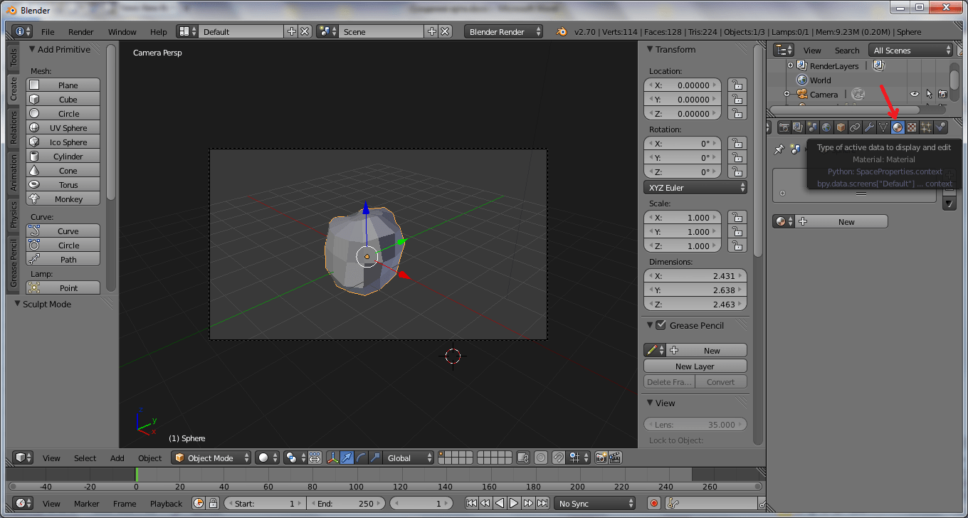 Как открыть файл mesh в blender